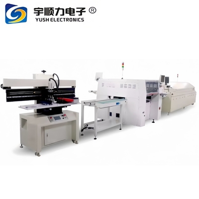 สายการผลิต SMT ประหยัดพลังงานความเร็วสูง สายการประกอบอิเล็กทรอนิกส์ Semi Auto